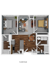 Apartment Style 2 Bedroom 2 Bathroom